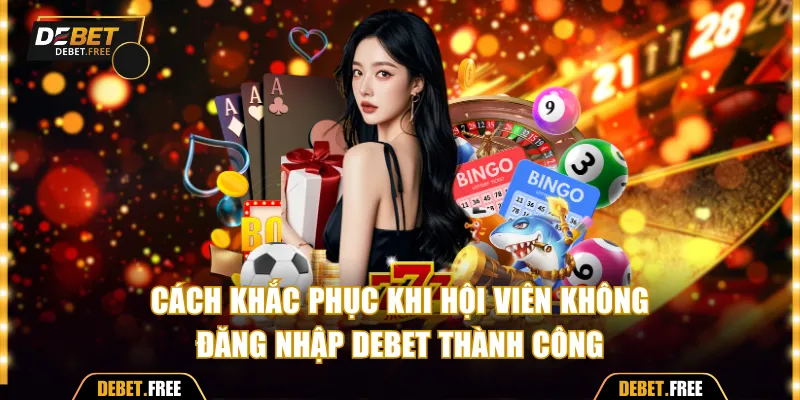 Cách khắc phục khi hội viên không đăng nhập Debet thành công